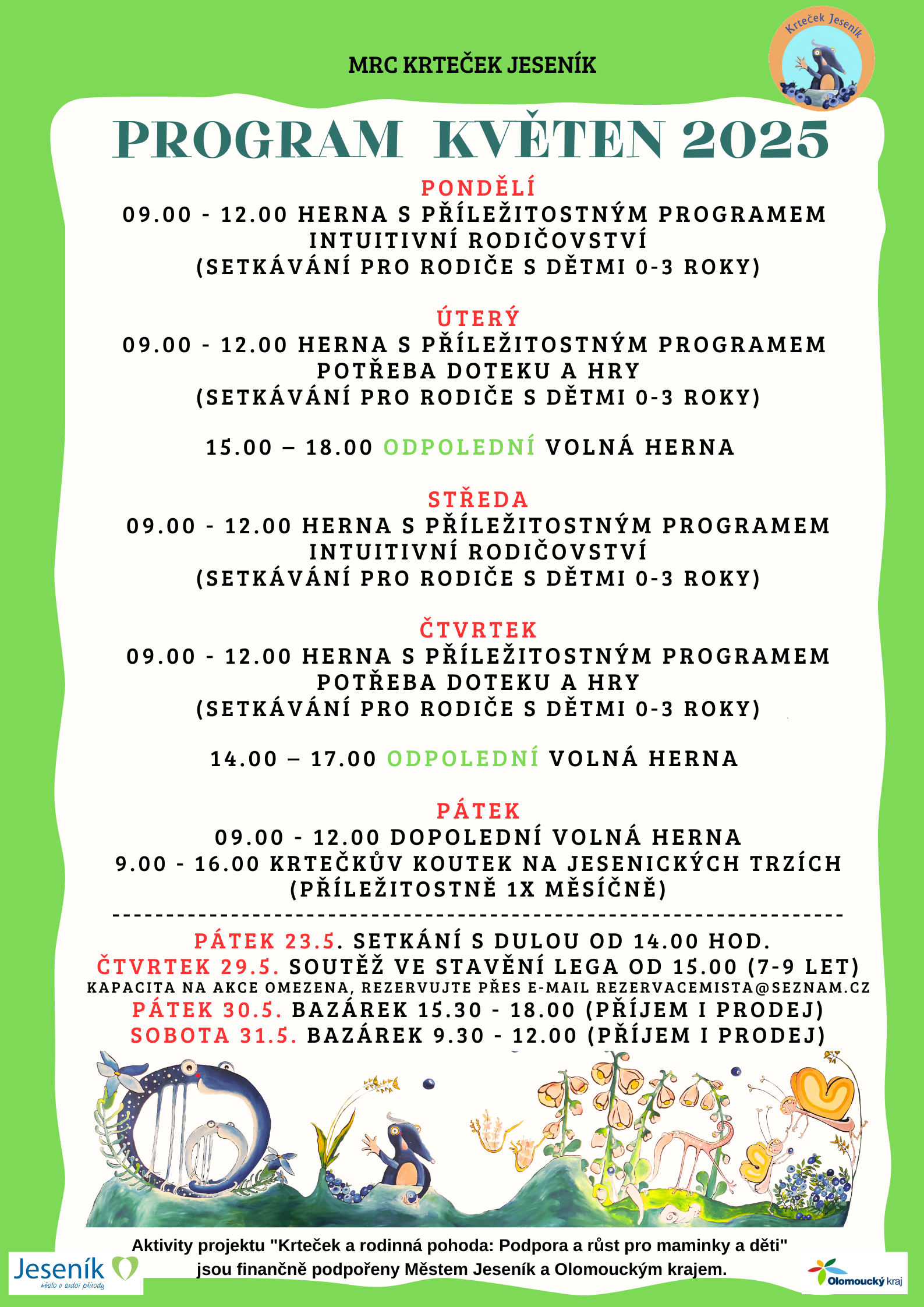 Měsíční program