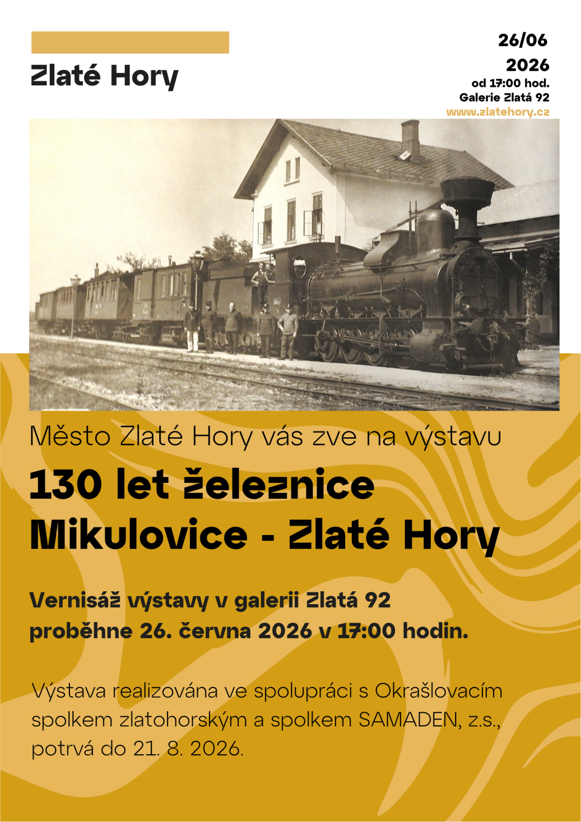 130 Let železnice Mikulovice - Zlaté Hory