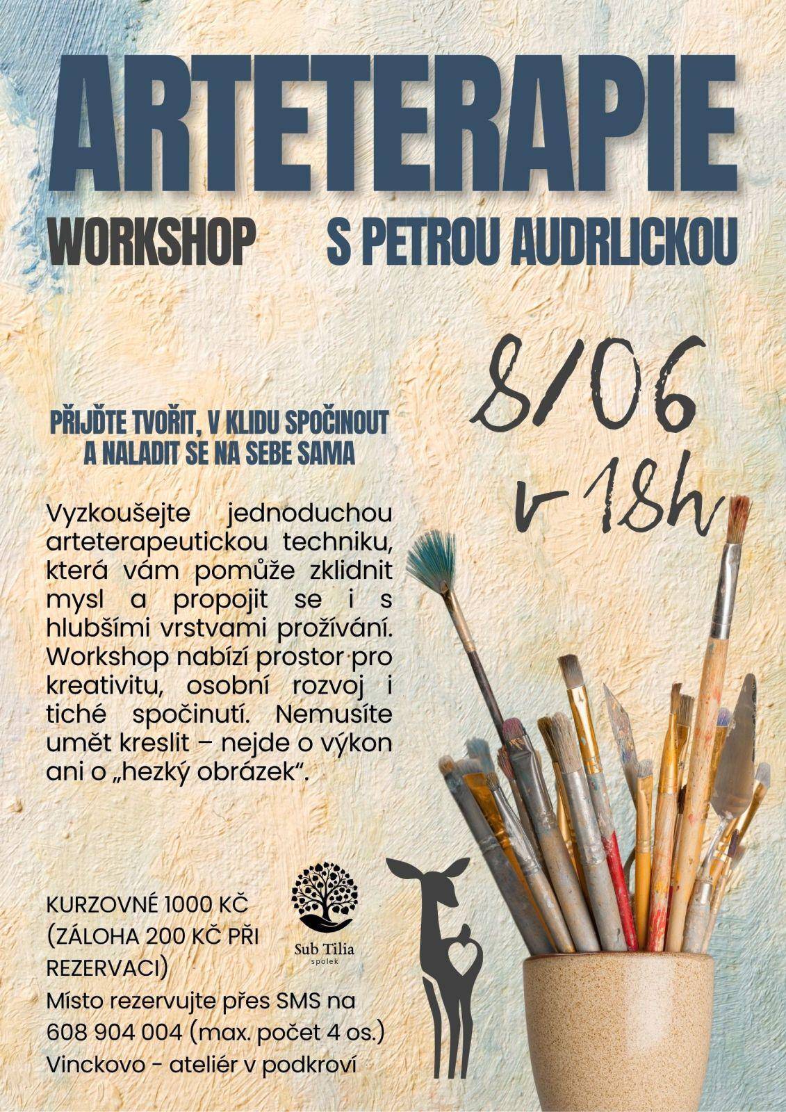 WORKSHOP ARTETERAPIE s Petrou Audrlickou