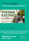 Výstava ilustrací z knihy Lesní pohádky
